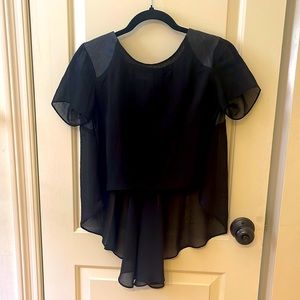 Dress the Population Black Blouse
